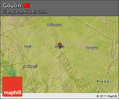 Satellite 3D Map of Goulin