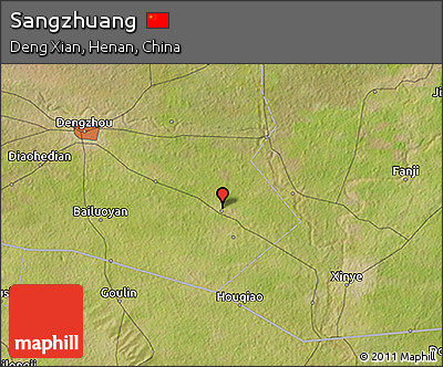 Satellite 3D Map of Sangzhuang