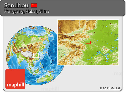 Physical Location Map of Sanlihou