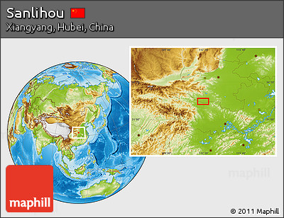 Physical Location Map of Sanlihou