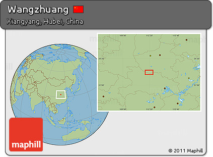 Savanna Style Location Map of Wangzhuang