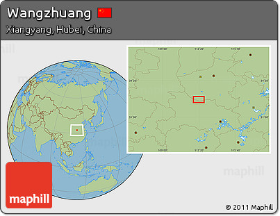 Savanna Style Location Map of Wangzhuang