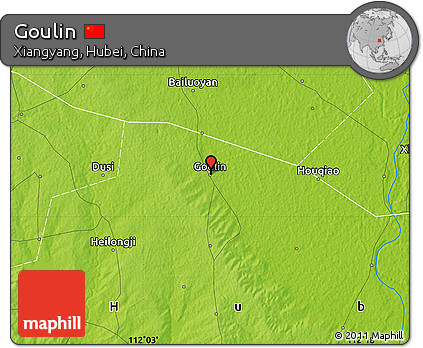 Physical Map of Goulin