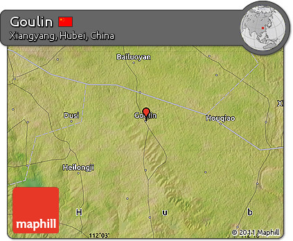 Satellite Map of Goulin