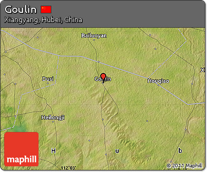 Satellite Map of Goulin