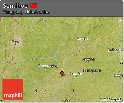 Satellite Map of Sanlihou