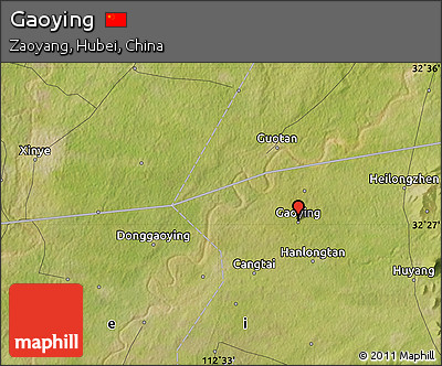 Satellite Map of Gaoying