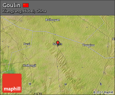 Satellite Map of Goulin