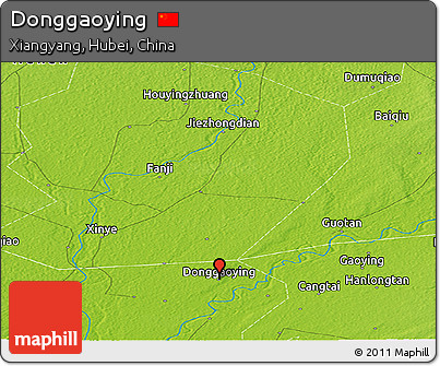 Physical Panoramic Map of Donggaoying