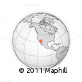 Outline Map of the Area around 32° 36' 26" N, 112° 58' 29" W, rectangular outline