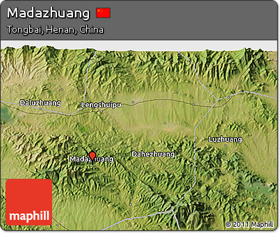 Satellite 3D Map of Madazhuang