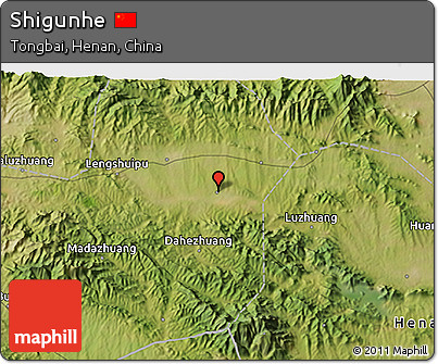 Satellite 3D Map of Shigunhe