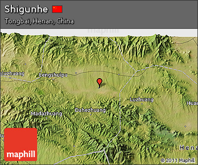 Satellite 3D Map of Shigunhe