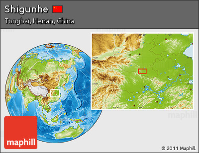Physical Location Map of Shigunhe