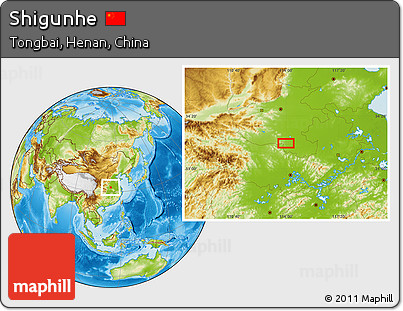 Physical Location Map of Shigunhe