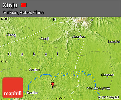 Physical Map of Xinju
