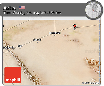 Satellite 3D Map of Aztec