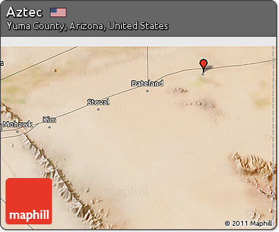 Satellite 3D Map of Aztec