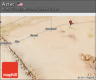 Satellite 3D Map of Aztec