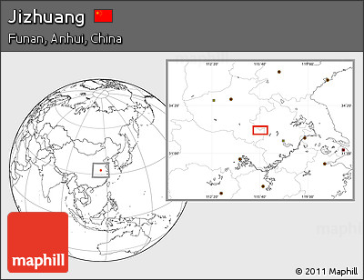 Blank Location Map of Jizhuang