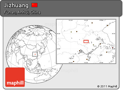 Blank Location Map of Jizhuang