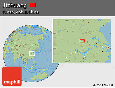 Savanna Style Location Map of Jizhuang