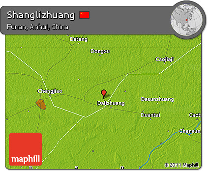 Physical Map of Shanglizhuang