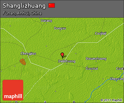 Physical Map of Shanglizhuang