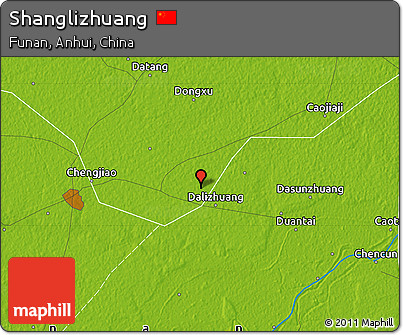 Physical Map of Shanglizhuang