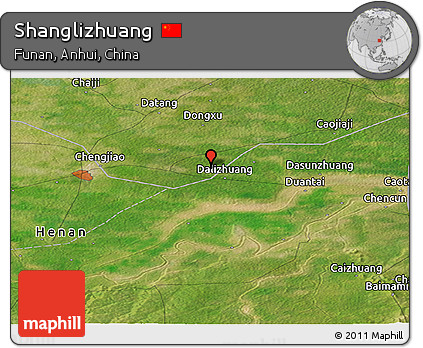 Satellite Panoramic Map of Shanglizhuang