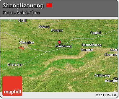 Satellite Panoramic Map of Shanglizhuang