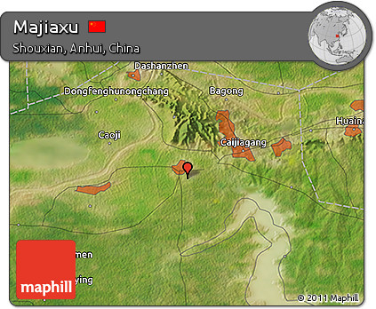 Satellite 3D Map of Majiaxu