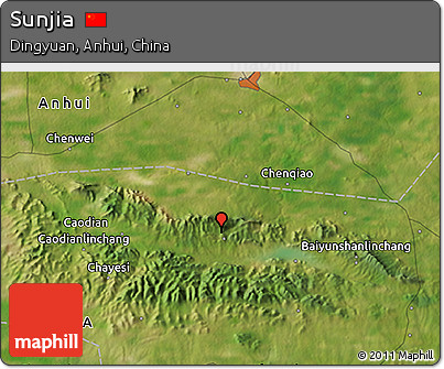Satellite 3D Map of Sunjia