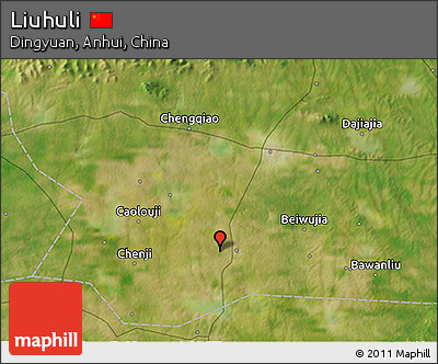 Satellite 3D Map of Liuhuli