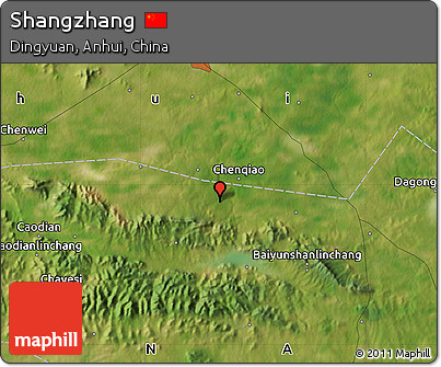 Satellite Map of Shangzhang
