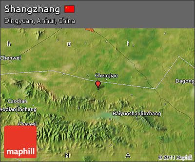 Satellite Map of Shangzhang
