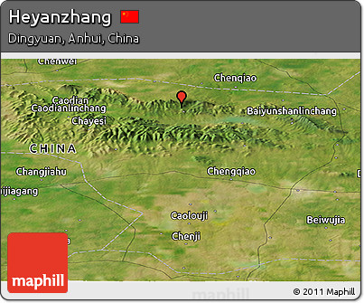 Satellite Panoramic Map of Heyanzhang