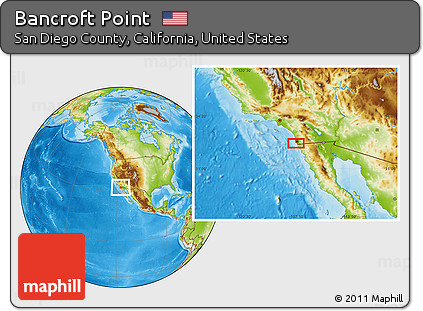 Physical Location Map of Bancroft Point