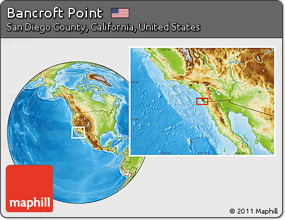 Physical Location Map of Bancroft Point