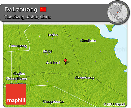 Physical 3D Map of Dalizhuang