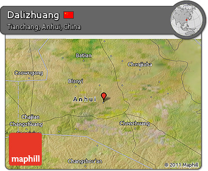 Satellite 3D Map of Dalizhuang