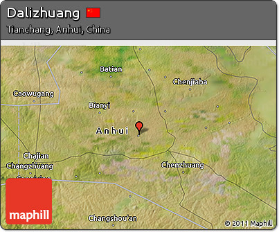 Satellite 3D Map of Dalizhuang