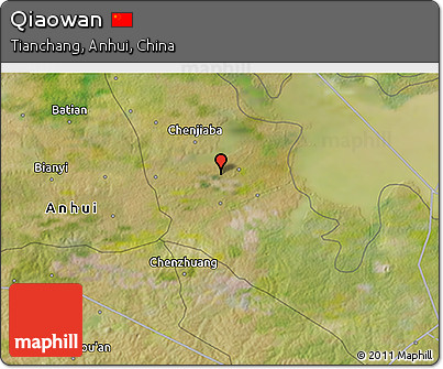 Satellite 3D Map of Qiaowan