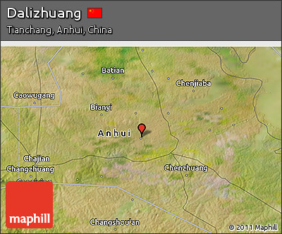 Satellite 3D Map of Dalizhuang