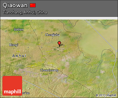Satellite 3D Map of Qiaowan