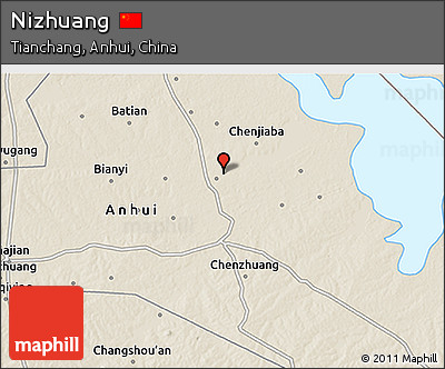 Shaded Relief 3D Map of Nizhuang