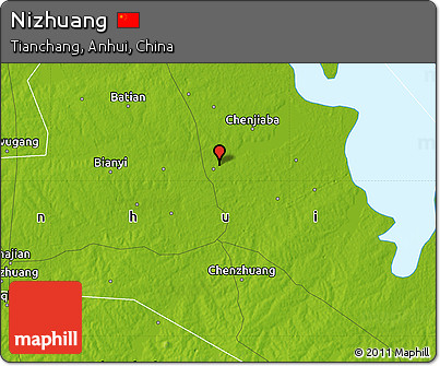 Physical Map of Nizhuang