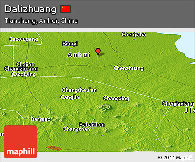 Physical Panoramic Map of Dalizhuang