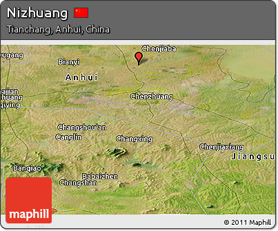 Satellite Panoramic Map of Nizhuang
