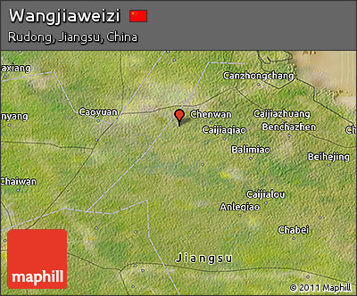 Satellite 3D Map of Wangjiaweizi